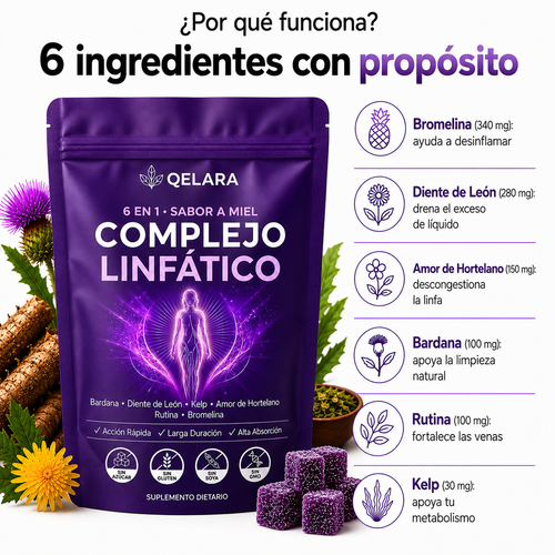 Complejo Linfático 6 en 1 · Sabor a Miel Hombres