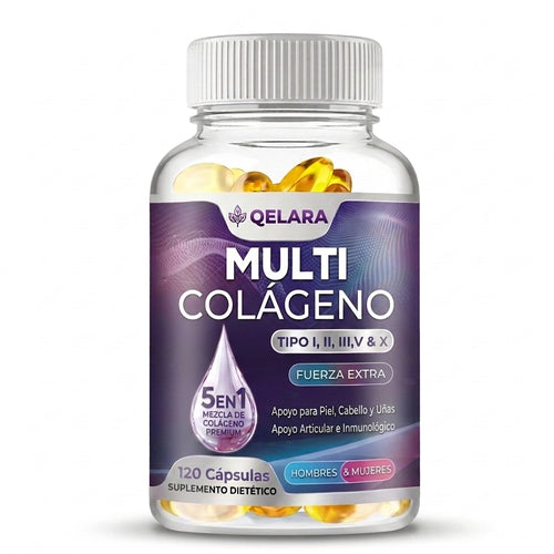 Qelara™ Multi Colágeno — Tonificación Cutánea Nocturna